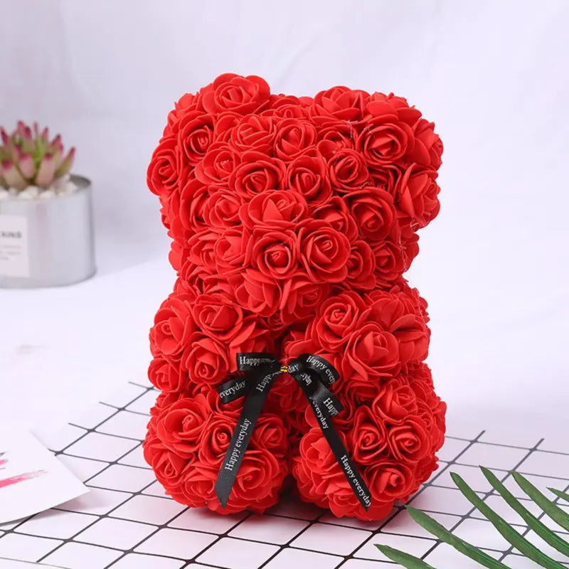 Hand Made - Rose Bear