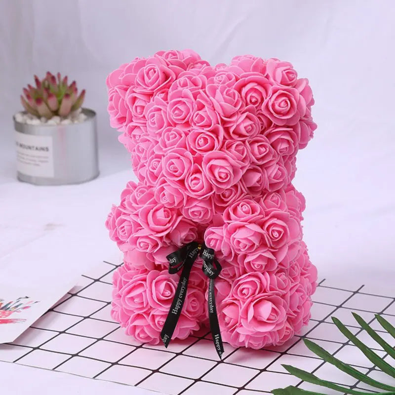 Hand Made - Rose Bear